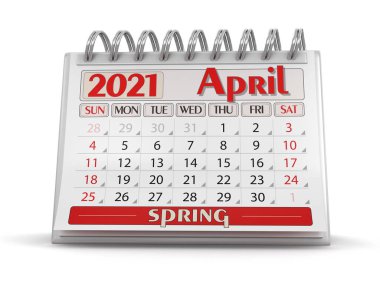 Takvim - Nisan 2021 (kırpma yolu dahil)