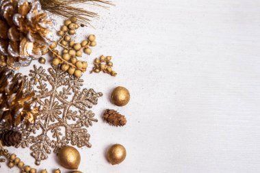 Altın madalyalı Noel arkaplanı