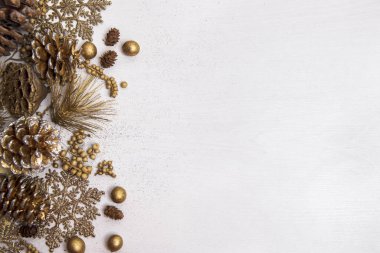 Altın madalyalı Noel arkaplanı