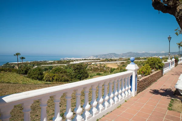 Coastal Promenade Mediterranean Resort Nerja Malaga Spain — Stock Photo, Image