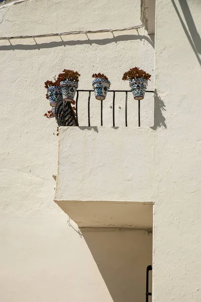 Smalle Pueblo Blanco Straten Van Benidorm Andalusie Spanje — Stockfoto
