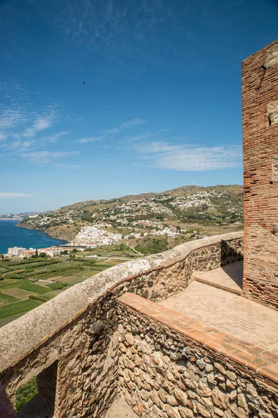 Costa Turística Salobreña Vista Desde Castillo —  Fotos de Stock