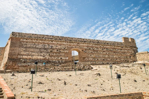 Mura Del Castello Saloberna Granada Andalusia Spagna — Foto Stock