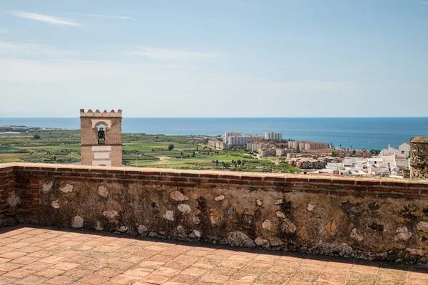 Costa Granada Vista Castelo Salobrena — Fotografia de Stock