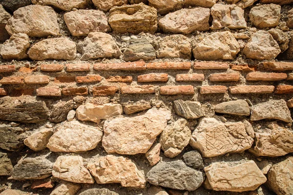 Pełna Klatka Wziąć Stary Mur Wyblakły — Zdjęcie stockowe