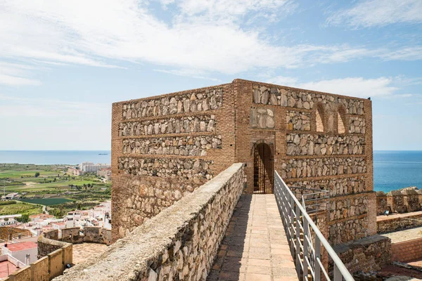 Côte Salobrena Vue Son Château Grenade Espagne — Photo