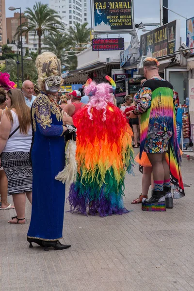 Benidorm Spanya Eylül 2018 Benidorm 2018 Gurur Geçit Töreni Lgtb — Stok fotoğraf