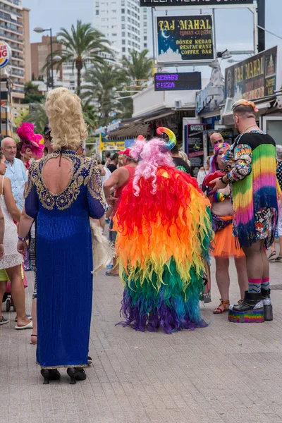 Benidorm Spanya Eylül 2018 Benidorm 2018 Gurur Geçit Töreni Lgtb — Stok fotoğraf