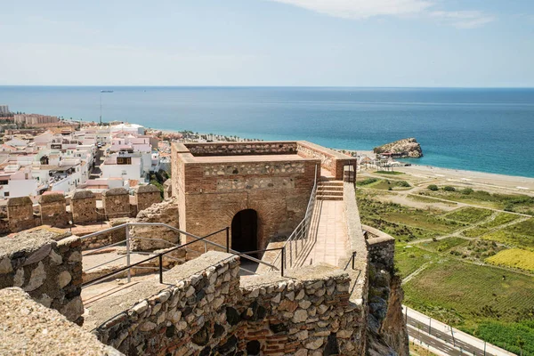 Costa Granada Vista Desde Castillo Salobreña —  Fotos de Stock