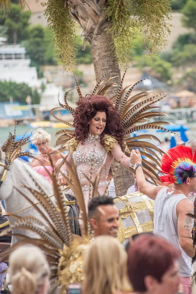 Benidorm Espagne Septembre 2018 Benidorm 2018 Pride Parade Point Culminant Images De Stock Libres De Droits