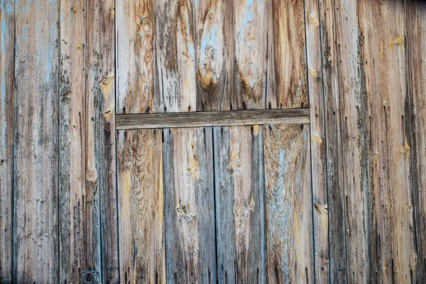 Madeira Envernizada Uma Porta Velha — Fotografia de Stock