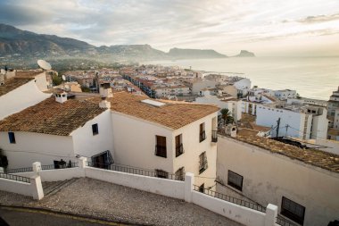 Olarak görülen Altea eski kasabadan onun tepe