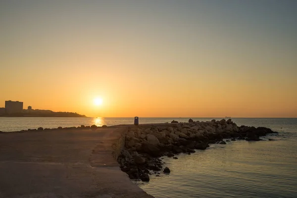 Schilderachtig Uitzicht Baai Van Alicante Vroege Ochtend Costa Blanca Spanje — Stockfoto