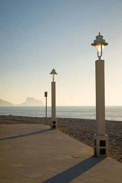 Vyprázdněte Altea Resort Ráno Costa Blanca Španělsko — Stock fotografie