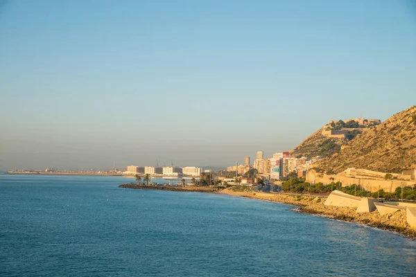 Alicante Baai Vroeg Ochtend Costa Blanca Spanje — Stockfoto