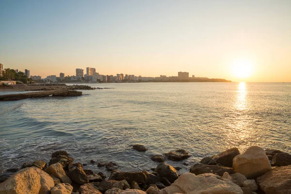 Alicante Bay Early Morning Costa Blanca Spagna — Foto Stock