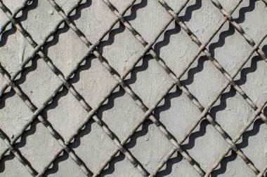 Ferforje arka plan, tam kare