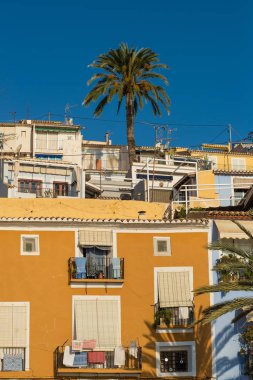 Geleneksel şehir iyi binalar La Vila, Costa Blanca, İspanya.