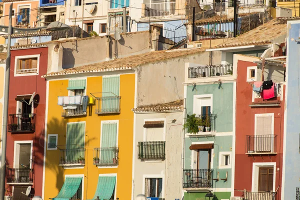 Arquitectura Tradicional Del Casco Antiguo Vila Costa Blanca España — Foto de Stock