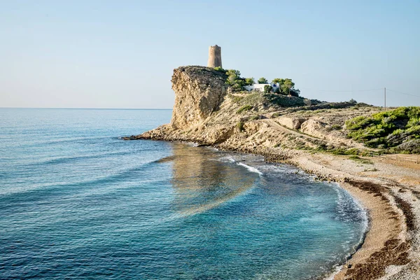 Costa Blanca Spanya Avrupa Nın Sakin Mediterranean Sular — Stok fotoğraf