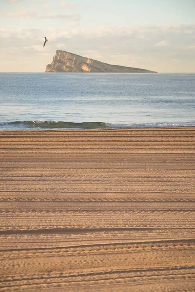 Benidorm Praia Resort Dia Ensolarado Inverno — Fotografia de Stock