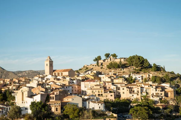 Sielankowy Stary Miasto Polop Costa Blanca Alicante Hiszpania — Zdjęcie stockowe