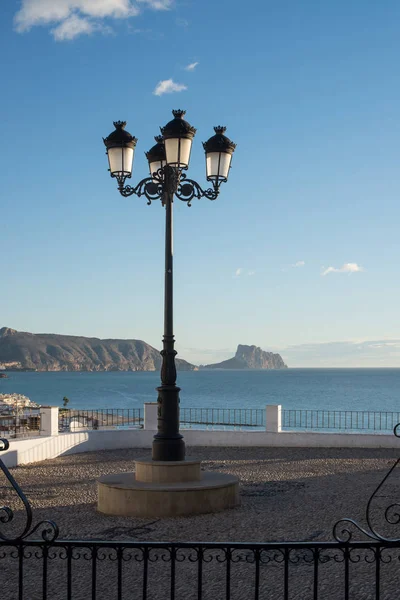 Vista Dal Centro Storico Altea Sulla Baia Costa Blanca Alicante — Foto Stock