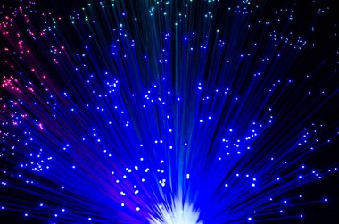 Led ışıkları bir tam kare soyut atış almak