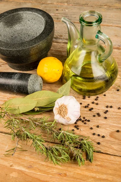 Mortar and pestle — Stock Photo, Image