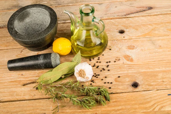 Mortar and pestle — Stock Photo, Image