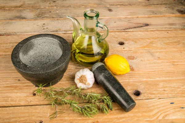 Mortar and pestle — Stock Photo, Image