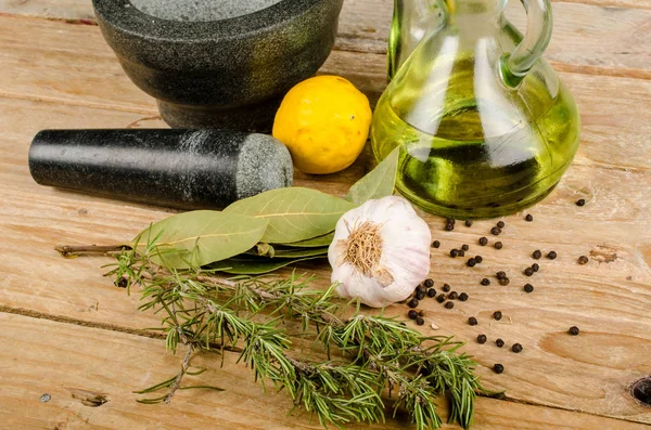 Mortar and pestle — Stock Photo, Image