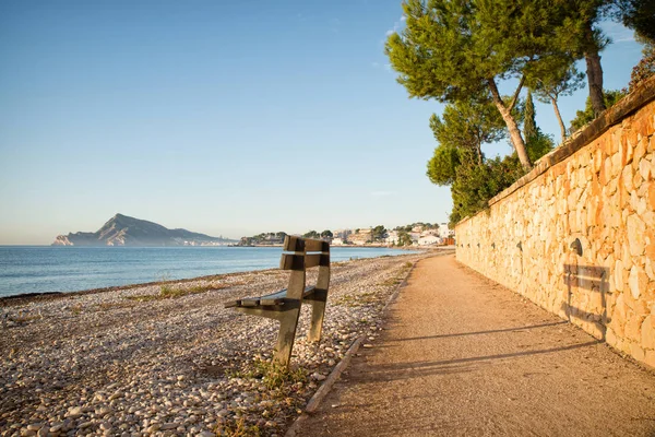 Παραλιακή Οδός Altea — Φωτογραφία Αρχείου