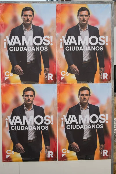 Spanish April 2019 election billboard — Stock Photo, Image