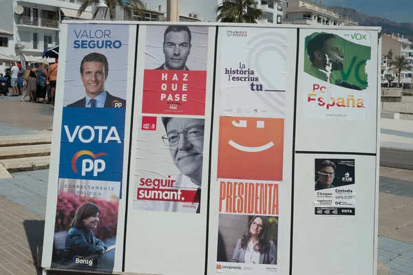 Spanien 2019 parlamentsval Stockbild