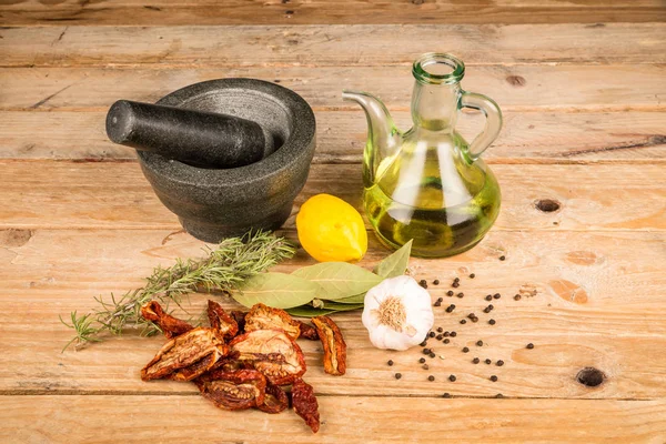 Mortar and pestle — Stock Photo, Image