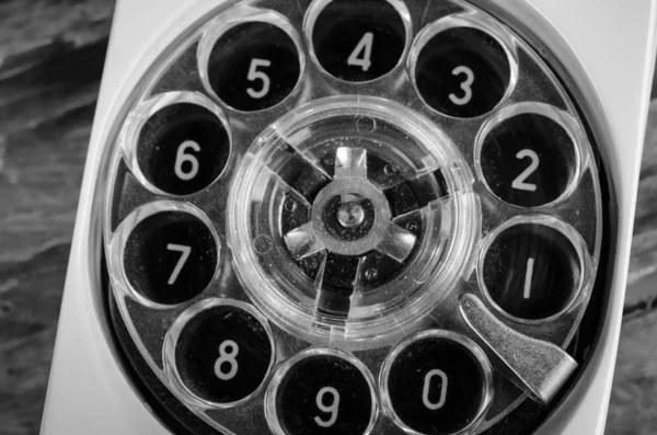 Telefone de discagem velho — Fotografia de Stock