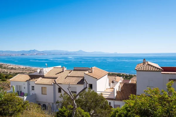 Uitzicht op de baai van Alicante — Stockfoto