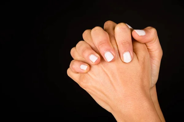 Female hands praying — Stockfoto