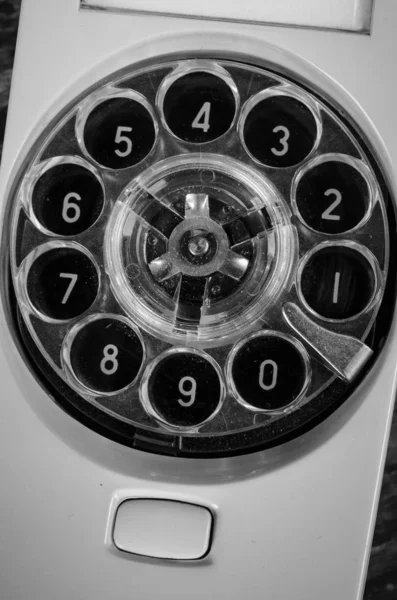 Telefono vecchio quadrante — Foto Stock
