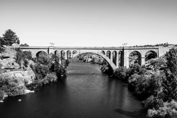 Średniowieczny most Ledesma — Zdjęcie stockowe