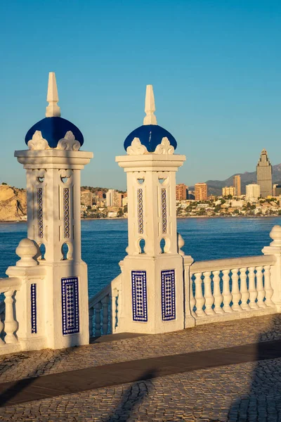 Vedute Sul Mediterraneo Dal Punto Vista Benidorms — Foto Stock