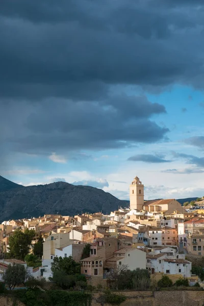 Scenic Costa Blanca Mountain Villiage Polop Alicante España — Foto de Stock