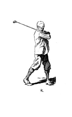 Retro Golf. Eski resim