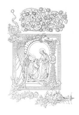 Retro yazı tipi. Eski ve retro görüntü