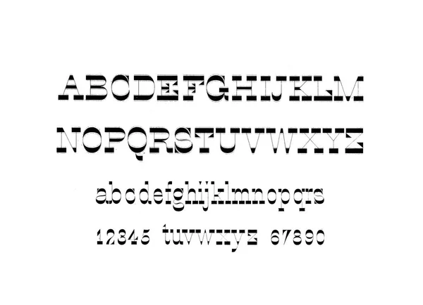 Retro Font Retro Old Image — Stock Photo, Image