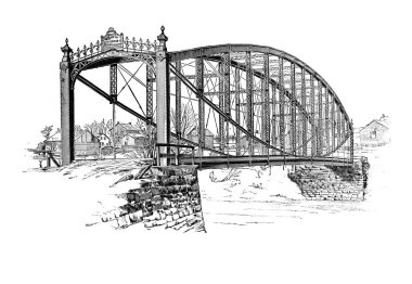 Köprünün Retro görüntü