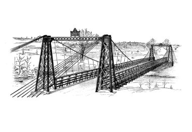 Köprünün Retro görüntü