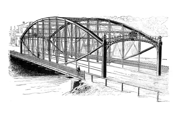 橋のレトロなイメージ — ストック写真
