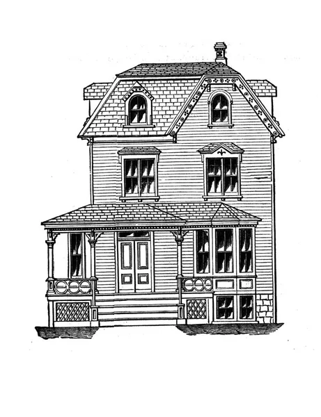 Altes Haus Alt Und Retro Image — Stockfoto